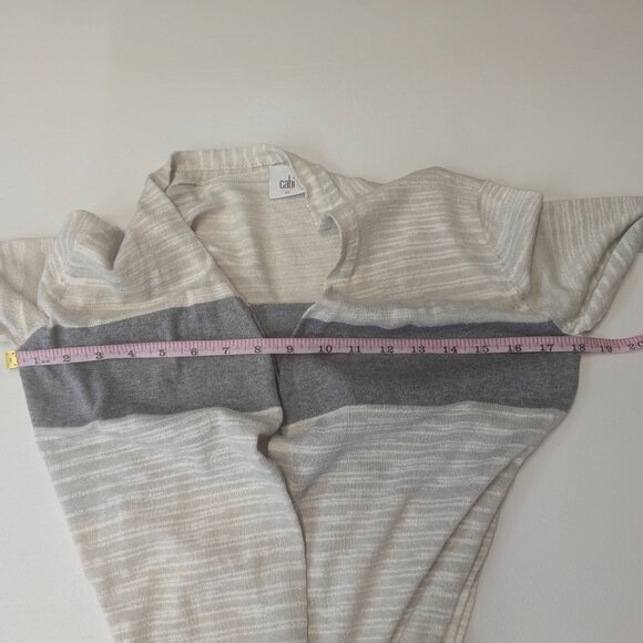 CAbi Size XS Cardigan in Tans and Grays - Picture 9 of 10